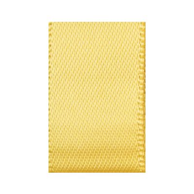 Ruban Satin soyeux Uni Jaune Safran - PRIX AU METRE