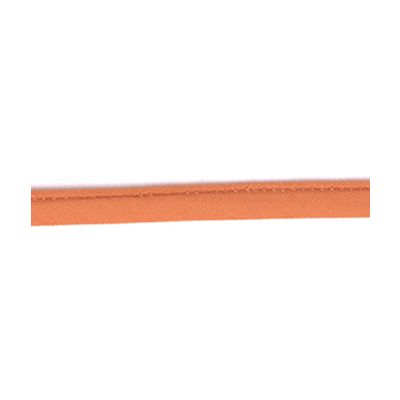 Frou-Frou Cordon Spaghetti Tissu Coton Uni 7mm Orange - PRIX AU METRE