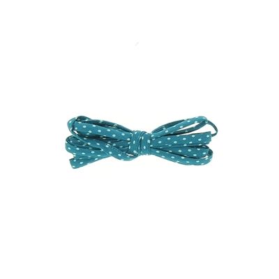 Frou-Frou Cordon Spaghetti 7mmx2m Tissu Pois Turquoise foncé