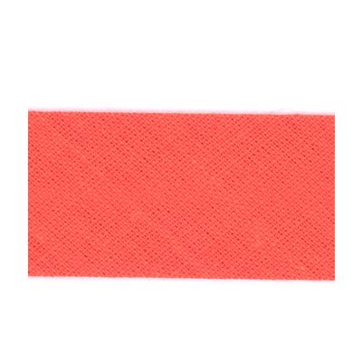 Biais Coton Uni Replié 20mm Frou-Frou Corail - PRIX AU METRE