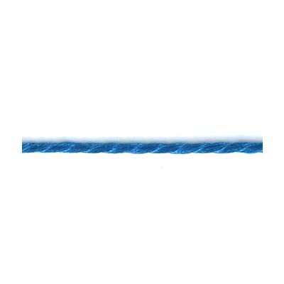 Frou-Frou Cordelière Rayonne 2mm Unis Bleu foncé - PRIX AU METRE