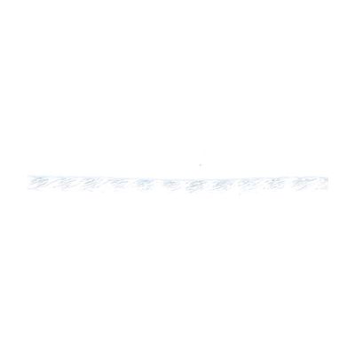 Frou-Frou Cordelière Rayonne 2mm Unis Blanc - PRIX AU METRE