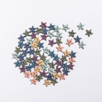 Récréatys Sachet boutons fantaisie assortiment mini etoiles