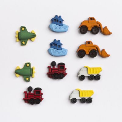 Récréatys Sachet boutons fantaisie engins