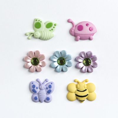 Récréatys Sachet boutons fantaisie Printemps enfant