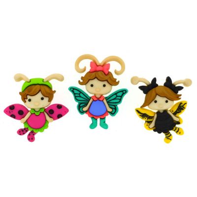 Récréatys Sachet boutons fantaisie mini fées