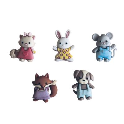 Récréatys Sachet boutons fantaisie naissance Petits animaux