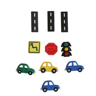 Récréatys Sachet boutons fantaisie voitures