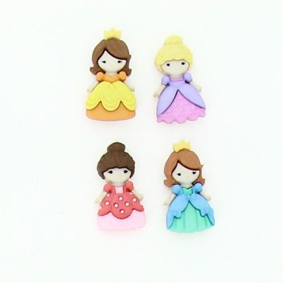 Récréatys Sachet boutons fantaisie jolies princesses