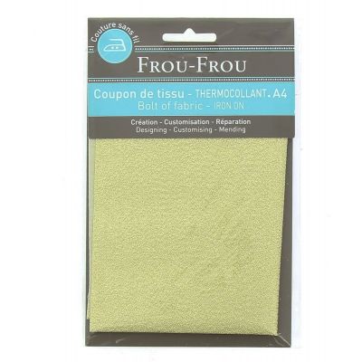 THERMOCOLLANT TISSU TOUT CE QUI BRILLE A4 Frou-Frou OR SCINTILLANT