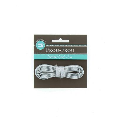 SPAGHETTI TOUT CE QUI BRILLE ARGENT SCINTILLANT 6mm - PRIX AU METRE
