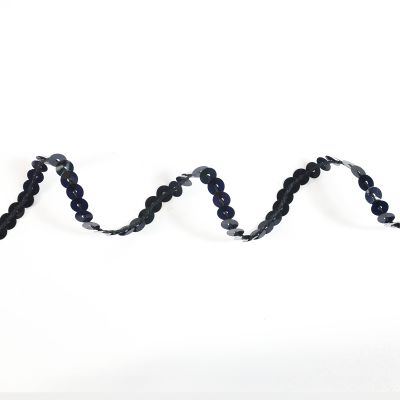 Bobinette Ruban Sequins Noir 6 mm x 5 m