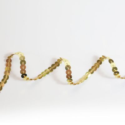 Bobinette Ruban Sequins Or Scintillant 6 mm x 5 m