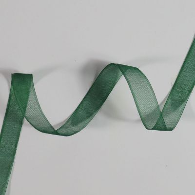 Bobinette Ruban Organza Emeraude 9 mm x 8 m
