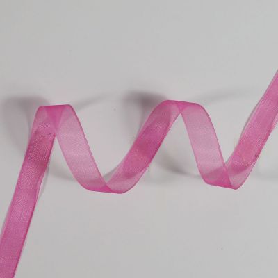Bobinette Ruban Organza Fushia 9 mm x 8 m