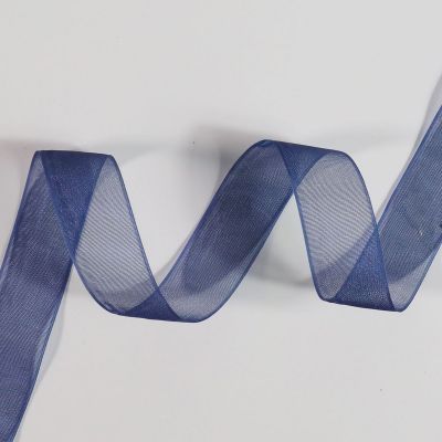 Bobinette Ruban Organza Bleu 16 mm x 8 m