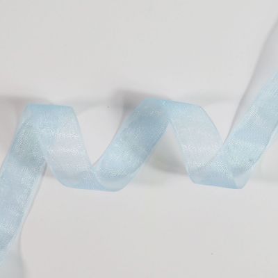 Bobinette Ruban Organza Céleste 16 mm x 8 m