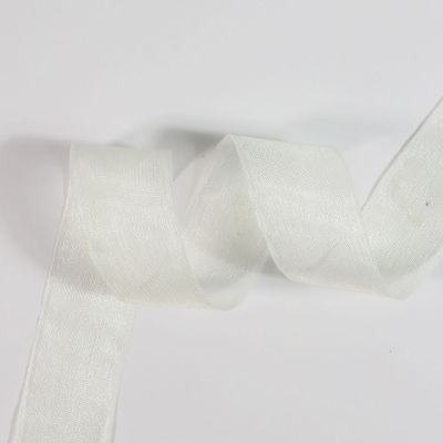 Bobinette Ruban Organza Ivoire 25 mm x 8 m