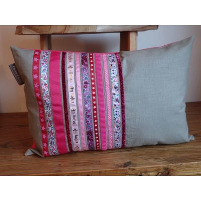 Kit Couture DIY Frou-Frou -  Housse coussin Bayadère 