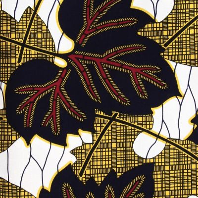 TISSU WAX 2019 N°2 HAUTE QUALITE Laize de 110cm - PRIX AU METRE